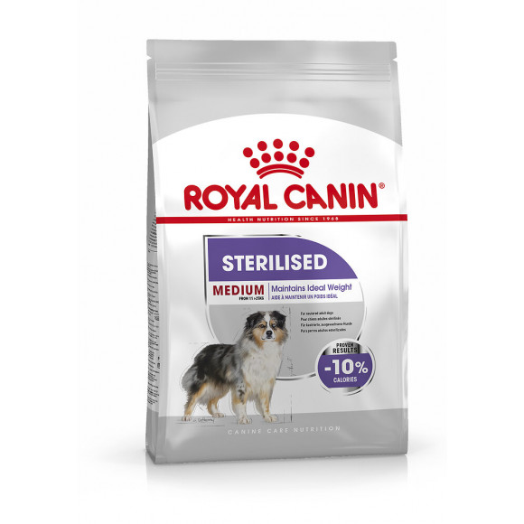 Croquettes chien MEDIUM STERILISED 10KG