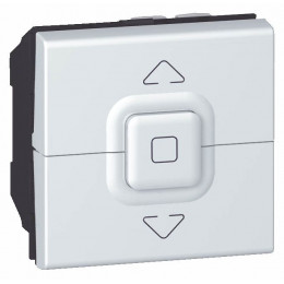 Poussoir pour commande centralisée volets roulants Mosaic 2 modules