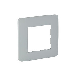 Plaque 1 poste GRIS MAT