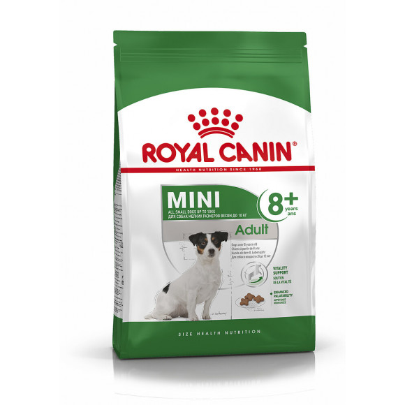 Croquettes chien MINI ADULT8+ 8kg
