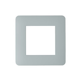 Plaque 1 poste GRIS MAT