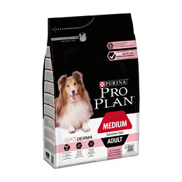 Croquettes chien adulte PURINA Pro Plan Sensitive Skin - Saumon - 3kg