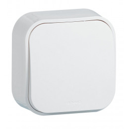 Interrupteur ou va-et-vient saillie Profil Eco - blanc