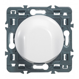 Sortie de câble avec serre-câble Céliane - blanc