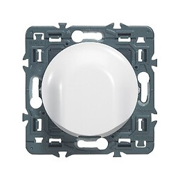 Sortie de câble avec serre-câble Céliane - blanc