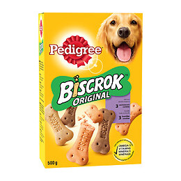Biscuits pour chiens PEDIGREE Biscrok Original 3 variétés 500 gr