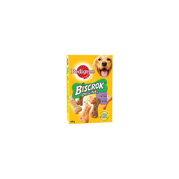 Biscuits pour chiens PEDIGREE Biscrok Original 3 variétés 500 gr
