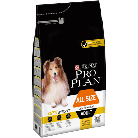 Croquettes chien adulte Light Sterilised - Poulet - 3kg
