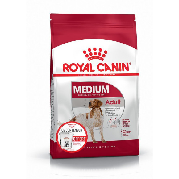 Croquettes chien MEDIUM ADULT 15kg