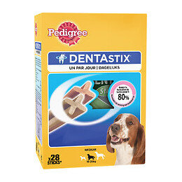 Bâtonnets à mâcher PEDIGREE Dentastix multipack moyen chien x28 720g