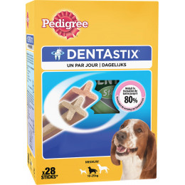 Bâtonnets à mâcher PEDIGREE Dentastix multipack moyen chien x28 720g