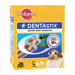 Friandises soin dentaire PEDIGREE DentaStix petit chien 28 sticks