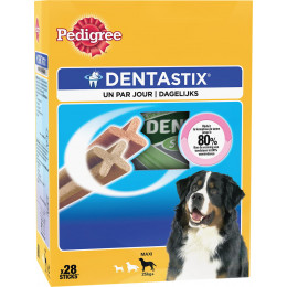 Friandises soin dentaire PEDIGREE DentaStix grand chien 28 sticks