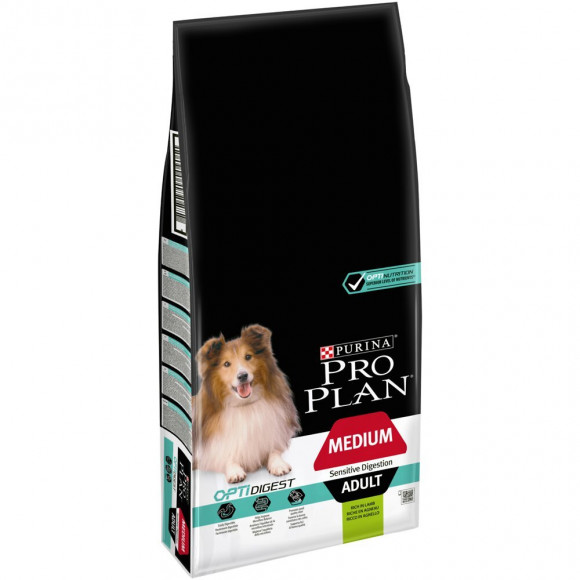 PURINA PRO PLAN Chien Medium Adult Sensitive Digestion Agneau 14 KG