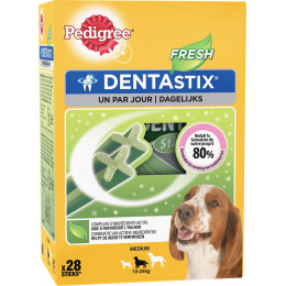 Friandise soin dentaire PEDIGREE DentaStix fresh chien moyen 28 sticks