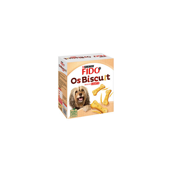 Friandises chien PURINA Fido Os Biscuits Recette Macani 800 g
