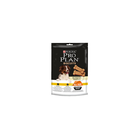 Biscuits chien PRO PLAN Light - riche en Poulet - 400g