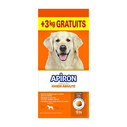 Croquettes chien Adulte 15+3kg APIRON