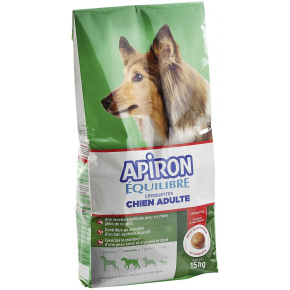 Croquettes chien adulte équilibre 15kg