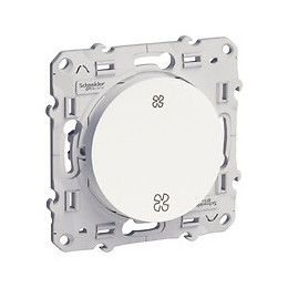 Odace - Interrupteur VMC - Blanc