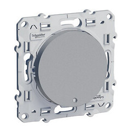 Odace - Va-et-vient lumineux Aluminium 10A