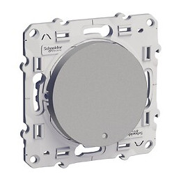 Odace - Va-et-vient lumineux Aluminium 10A