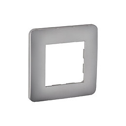 Plaque 1 poste Argent