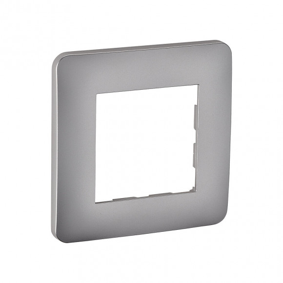 Plaque 1 poste Argent