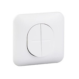 Ovalis - Double interrupteur va-et-vient 10A