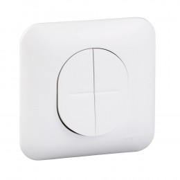 Ovalis - Double interrupteur va-et-vient 10A