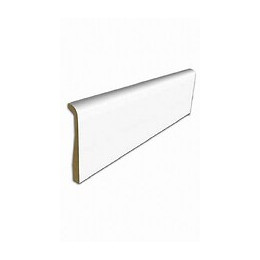 Plinthe de recouvrement MDF revêtu Blanc 16x130 L.2.20m