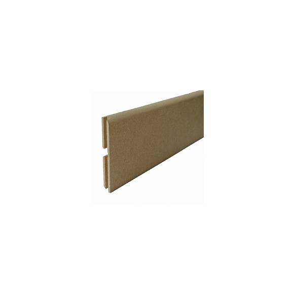 Plinthe MDF brut 8x70mm L.2.20m