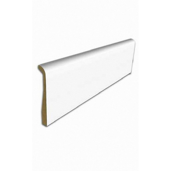 Plinthe de recouvrement MDF revêtu Blanc 16x130 L.2.20m
