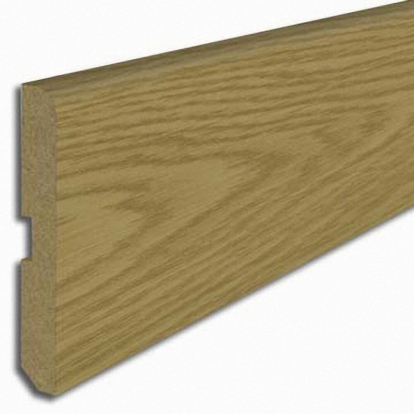 Plinthe MDF revêtu Chêne cerusé 8x70mm L.2.20m