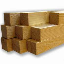 Tasseau brut Sapin 24x38mm L.2m- Lot de 9