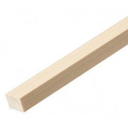 Tasseau sans noeud pin des landes 13x17mm L.2m