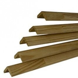Baguette angle pin des landes 47x47mm L.2.40m PEFC 70%