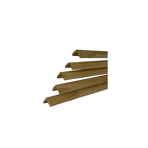 Baguette angle pin des landes 47x47mm L.2.40m PEFC 70%