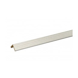 Angle revêtu frêne blanc 22x22mm L.2.40m PEFC 70%
