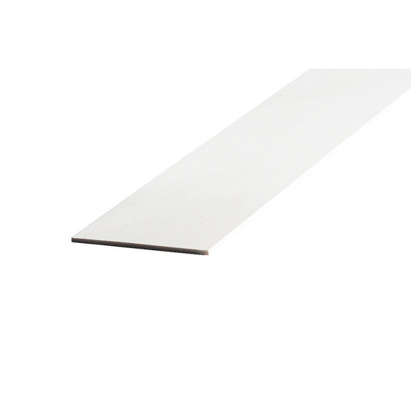 Champlat PVC blanc 2x30mm L.2.60m