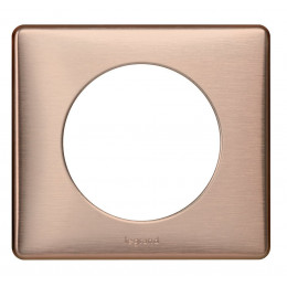 Plaque Céliane - Métal Copper - 1 poste