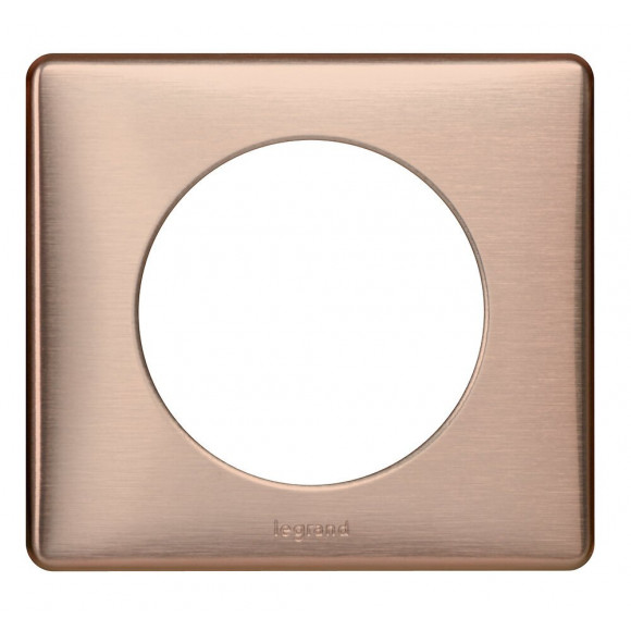 Plaque Céliane - Métal Copper - 1 poste