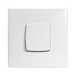 Interrupteur ou va-et-vient Neptune 10A - blanc