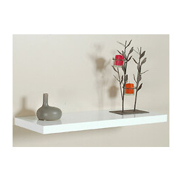Etagère Home Décor blanc Glossy 80 x 25 cm