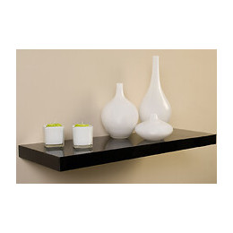 Etagère Home Décor noir Glossy 80 x 25 cm
