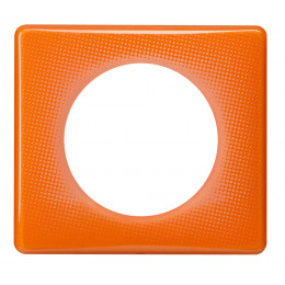 Plaque 1p orange 70s
