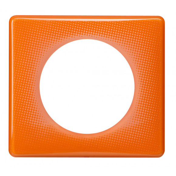 Plaque 1p orange 70s