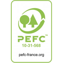 Quart-de-rond sapin sans noeuds 22x22mm - L 2.50m Les Domaniales