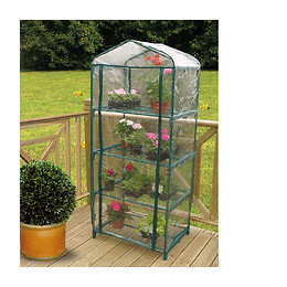 Serre Balcony 4 avec housse 0.70x0.50x1.58m