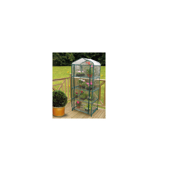 Serre Balcony 4 avec housse 0.70x0.50x1.58m